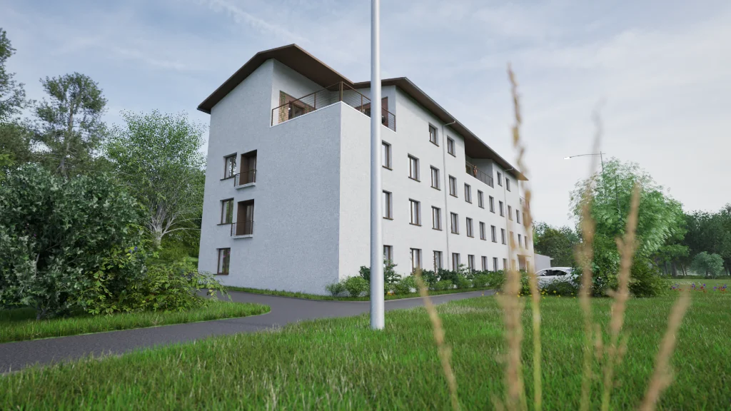 Projekt Rezidence Horská, Litvínov - Exteriér, Litvínov, ČR